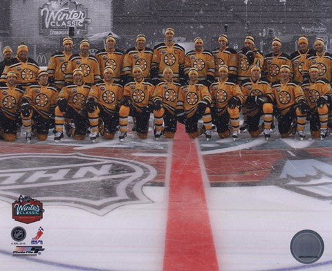 The Boston Bruins Team Photo 2010 NHL Winter Classic
