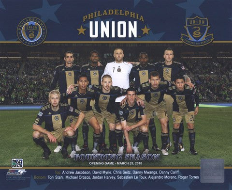 Philadelphia Union 2010 Inaugural Game Team Photo