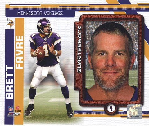 Brett Favre 2010 Studio Plus