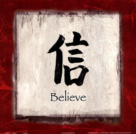 Believe - red border