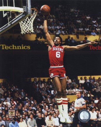 Julius Erving Action