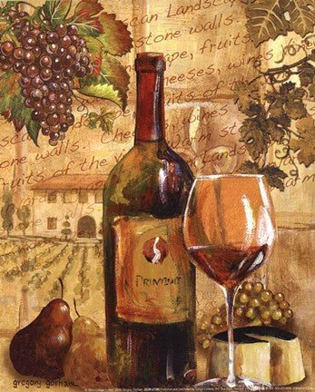 Wine Collage I - mini