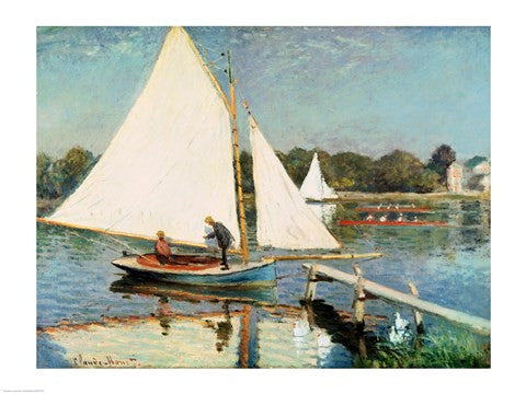 Sailing at Argenteuil, c.1874