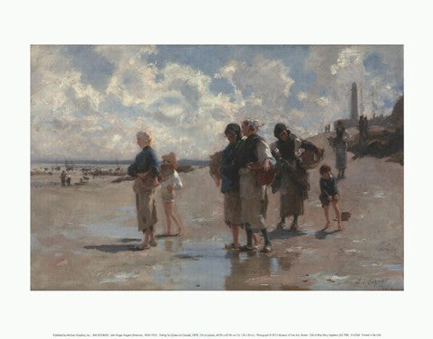 Fishing for Oysters at Cancale, 1878
