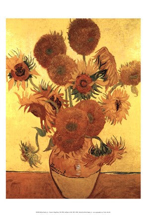 Sunflowers on Gold, 1888