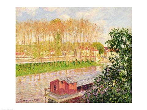 Sunset at Moret-sur-Loing, 1901