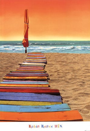 Orange Beachwalk