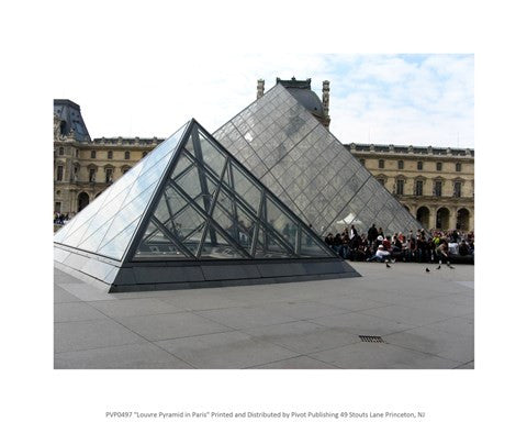 Louvre Pyramid in Paris