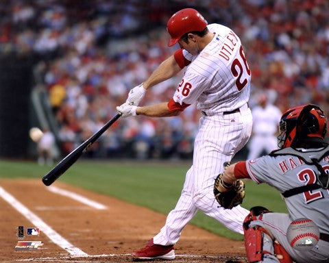 Chase Utley 2011 Action
