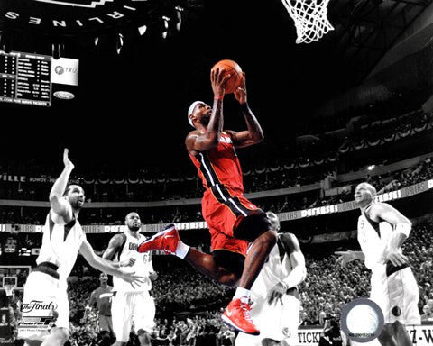 LeBron James Game 3 of the 2011 NBA Finals Spotlight Action(#20)