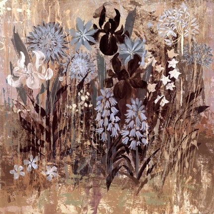 Floral Frenzy Blue III