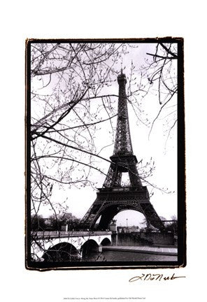 Eiffel Tower Along the Seine River