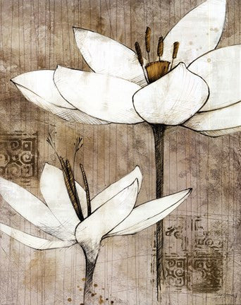 Pencil Floral I