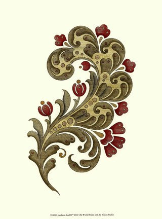 Jacobean Leaf II