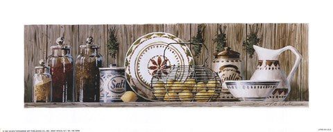 Assorted Jars and Plates