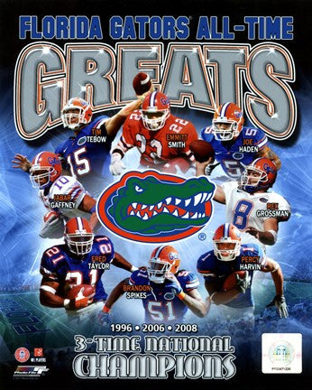 University of Florida Gators All Time Greats Composite