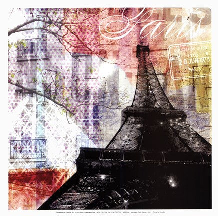 Paris Stamps - mini