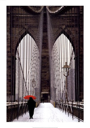 Brooklyn Bridge Meets Red