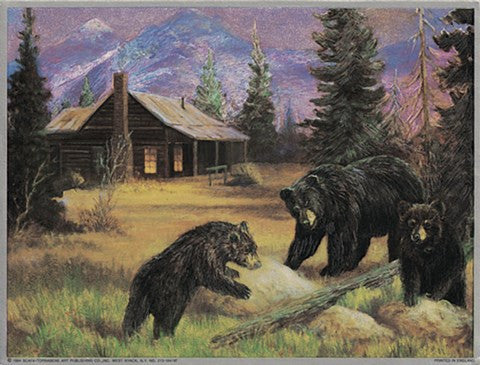 Bears on Logs
