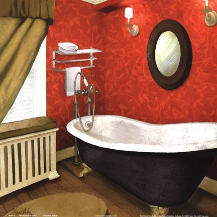 Red Farmhouse Bath I