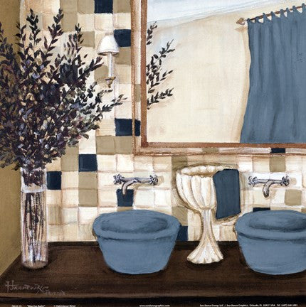 Blue zen bath I