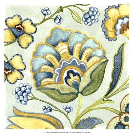 Decorative Golden Bloom III