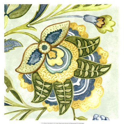 Decorative Golden Bloom IV
