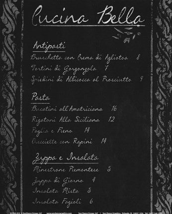 Italian Menu I