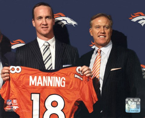 Peyton Manning & John Elway 2012 Press Conference