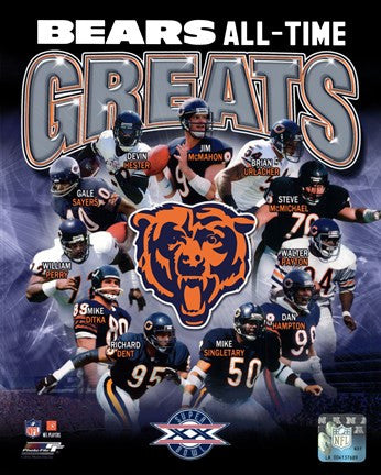 Chicago Bears All-Time Greats Composite