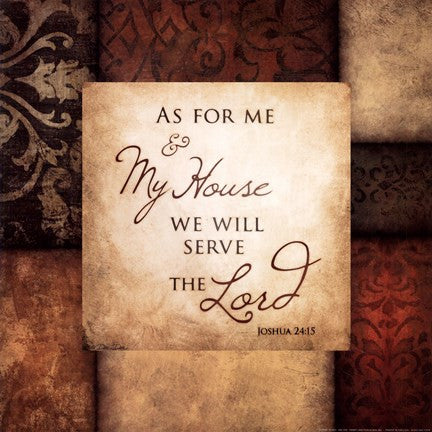 Serve The Lord - patterns collage