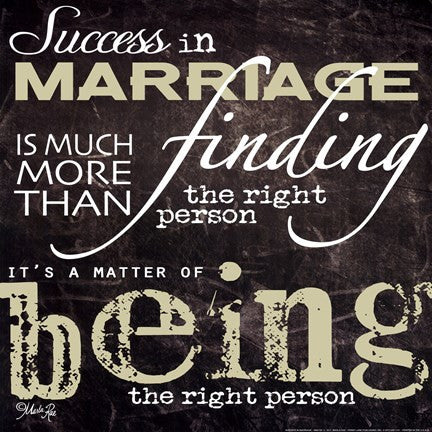 Success in Marriage