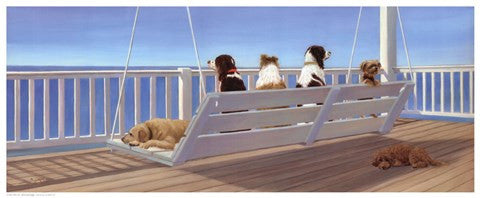Tails on a Porch Swing