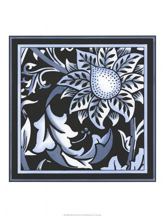 Blue & White Floral Motif II