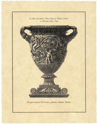 Vintage Harvest Urn II - Vaso Antico