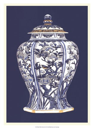 Blue & White Porcelain Vase I