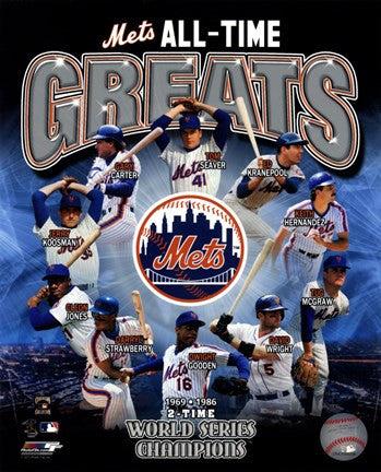 New York Mets All Time Greats Composite