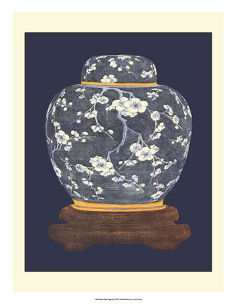 Blue & White Ginger Jar I