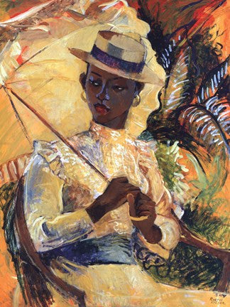 Boater Hat with Parasol