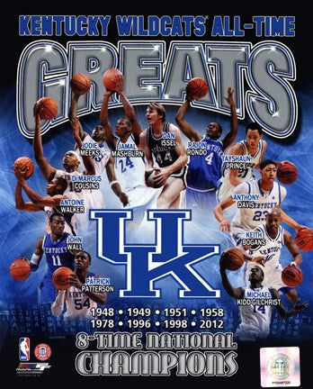 University of Kentucky Wildcats All Time Greats Composite