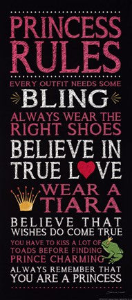 Princess Rules - Black