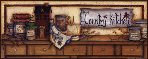 Country Kitchen Shelf