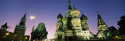 Low angle view of a cathedral, St. Basil's Cathedral, Red Square, Moscow, Russia