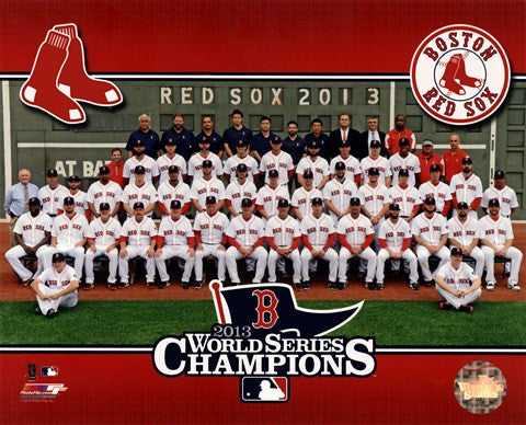 Boston Red Sox 2013 World Series Champions Team Sit Down