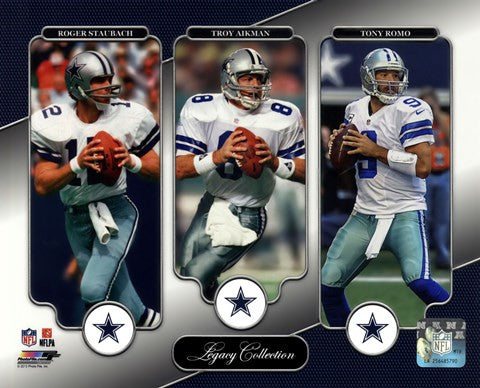 Roger Staubach, Troy Aikman, & Tony Romo Legacy Collection