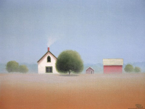 Farmstead in the Mist