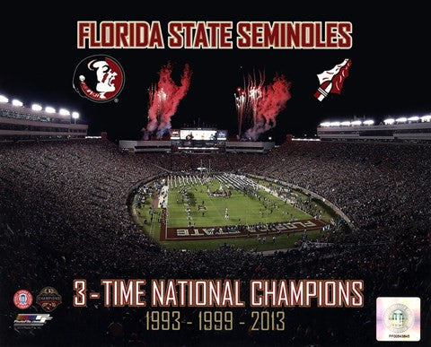 Florida State Seminoles 3- Time National Champions