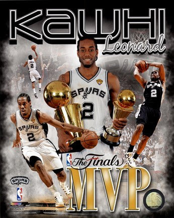 Kawhi Leonard 2014 NBA Finals MVP Portrait Plus