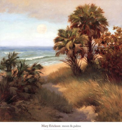 Moon and Palms