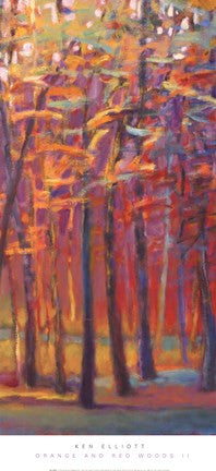 Orange and Red Woods II
